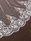 Недорогие Свадебные вуали-Один слой Свадебные вуали Фата для венчания с Аппликации Кружева / Тюль / Крылья ангела
