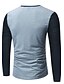 cheap Men&#039;s Casual Shirts-Men&#039;s Shirt Color Block Shirt Collar Black Light gray Dark Gray Long Sleeve Daily Tops Active