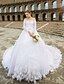 Χαμηλού Κόστους Νυφικά Φορέματα-Φορεματα για γαμο Πολύ μακριά ουρά Βραδινή τουαλέτα Μακρυμάνικο Ώμοι Έξω Δαντέλα Με Δαντέλα Ζώνη / Κορδέλα 2023 Νυφικά φορέματα