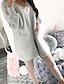 cheap Women&#039;s Sweaters-Women&#039;s Daily Street chic Solid Colored Long Sleeve Long Cardigan Sweater Jumper, V Neck Fall / Winter Gray / Khaki S / M / L