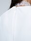 お買い得  イブニングドレス-タイト／コラム セレブスタイル エレガント フォーマルイブニング ドレス ジュエル ノースリーブ フロア丈 シフォン 〜と プリーツ 2021