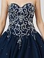 cheap Evening Dresses-Ball Gown Holiday Cocktail Party Formal Evening Dress Sweetheart Neckline Sleeveless Floor Length Satin Tulle with Pleats Beading Sequin 2021