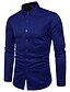 economico Camicie da uomo-Camicia Per uomo Moda città Con stampe Blu / Manica lunga
