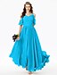 cheap Bridesmaid Dresses-A-Line Bridesmaid Dress Spaghetti Strap Sleeveless Elegant Floor Length Chiffon with Sash / Ribbon / Bow(s) / Pleats 2022