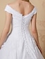 זול שמלות כלה-אירוסין נשף שמלות חתונה שובל קתדרלה רשמי גב פתוח רצועות צווארון V תחרה עם תחרה אפליקציות 2023 שמלות כלה