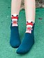 abordables Calcetines y medias-Mujer Calcetín Medio - Navidad Rojo Tamaño Único / 2 Piezas