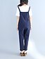 cheap Jumpsuit &amp; Romper-Women&#039;s Jumpsuit Streetwear Street Weekend Loose Fit Sleeveless Black Blue Brown M L XL Spring