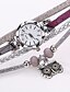 cheap Quartz Watches-Women Quartz Watch Imitation Diamond PU Leather Watch