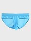 levne Exotické pánské spodní prádlo-Pánské Vystřižený Super Sexy Slipy Jednobarevné Jeden díl Nízký pas Bílá Černá Vodní modrá S M L