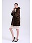 cheap Women&#039;s Coats &amp; Trench coats-Women&#039;s Simple / Casual Long Fur Coat - Solid Colored