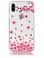 cheap iPhone Cases-Case For Apple iPhone X / iPhone 8 Plus / iPhone 8 Ultra-thin / Transparent / Embossed Back Cover Flower Soft TPU