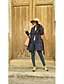 זול מעילים, קרדיגנים וג&#039;קטים לנשים-דש רשמי בלשית נשים שרוול ארוך