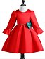 tanie Sukienki-Dziewczyny &#039; Rękaw 3/4 Grafika drukowana 3D Sukienki Codzienny Bawełna Poliester Sukienka Wiosna, jesień, zima, lato Dzieci Codzienny Nadruk