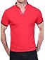 cheap Classic Polo-Men&#039;s Golf Shirt Solid Colored Collar Stand Collar Green White Black Gray Red Short Sleeve Plus Size Daily Weekend Slim Tops Cotton Active / Summer / Summer