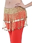 זול אביזרי ריקוד-ריקוד בטן חגורה בגדי ריקוד נשים הדרכה קלקר חרוזים / מטבעות