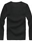 cheap Men&#039;s Sweaters &amp; Cardigans-Men&#039;s Daily Solid Colored Long Sleeve Regular Pullover Sweater Jumper, Round Neck Spring &amp;  Fall / Winter Black / Light gray / Dark Gray M / L / XL