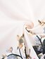levne Vintage šaty-Dámské Áčkové šaty Krátké mini šaty Bílá Bez rukávů Květinový Slátanina Kulatý Květina Bez pásku Štíhlý M L XL XXL