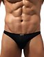 cheap Men&#039;s Briefs Underwear-Men&#039;s Briefs 1 PC Underwear Solid Colored Super Sexy White Black Blue M L XL