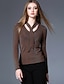 cheap Women&#039;s Blouses &amp; Shirts-Women&#039;s Vintage / Street chic T-shirt - Solid Colored Black L