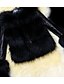 cheap Women&#039;s Furs &amp; Leathers-Women&#039;s Fur Coat Short Solid Colored Daily Basic Plus Size Print Cotton Black Blue Red Gray S M L XL