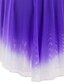 cheap Ice Skating Dresses , Pants &amp; Jackets-Figure Skating Dress Women&#039;s Girls&#039; Ice Skating Dress Outfits Purple Spandex High Elasticity Performance Skating Wear Thermal Warm Handmade Classic Fashion Long Sleeve Ice Skating Figure Skating