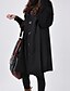 cheap Women&#039;s Coats &amp; Trench Coats-Women&#039;s Coat Work Winter Long Coat Regular Fit Jacket Long Sleeve Black Gray / Vintage / Punk &amp; Gothic