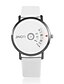 cheap Quartz Watches-Women&#039;s Casual Watch Fashion Watch Wrist Watch Quartz Casual Casual Watch Analog White Black Black / White / Leather