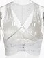 cheap Bras-Women&#039;s Wireless Bras Lace Jacquard Daily Formal Polyester Sexy White Black / Normal
