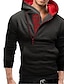 cheap Basic Hoodie Sweatshirts-Men&#039;s Plus Size Hoodie Graphic Text Letter Daily Sports Weekend Active Casual Hoodies Sweatshirts  Long Sleeve Black Red Blue / Spring / Fall / Winter