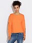 olcso Női pólók-Női Pamut Póló - Szöveg Narancssárga