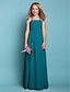 cheap Junior Bridesmaid Dresses-Sheath / Column Floor Length Halter Neck Chiffon Summer Junior Bridesmaid Dresses&amp;Gowns With Ruched Kids Wedding Guest Dress 4-16 Year