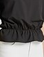preiswerte Blusen und Hemden für Damen-Damen Solide Bluse - Baumwolle Alltag Weiß / Schwarz