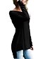 cheap Women&#039;s T-shirts-Women&#039;s Club Street chic T-shirt - Solid Colored Boat Neck / Winter