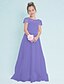 cheap The Wedding Store-A-Line Floor Length Scoop Neck Lace Junior Bridesmaid Dresses&amp;Gowns With Lace Kids Wedding Guest Dress 4-16 Year