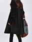 זול מעילים ומעילי גשם לנשים-בגדי ריקוד נשים מעיל עבודה חורף ארוך מעיל רגיל Jackets שרוול ארוך שחור אפור / וינטאג&#039; / פאנק &amp; גותיות