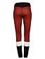 tanie Legginsy-Damskie Codzienny Wyjściowe Nadruk Legging Solidne kolory Styl artystyczny Bajkowy świat Elegancki Czerwony S M L