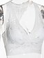 preiswerte BHs-Damen Drahtlos Spitze Jacquard Täglich Formal Polyester Sexy Weiß Schwarz / Normal