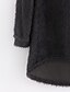 preiswerte Damen Pullover-Damen Solide Pullover Kaschmir Langarm Standard Pullover Cardigans Rundhalsausschnitt Herbst Winter Weiß Schwarz Rote