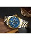 levne Mechanické hodinky-Tevise Pánské mechanické hodinky čínština Automatické natahování Voděodolné Nerez Kapela Luxus Na běžné nošení Cool Černá Bílá Stříbro