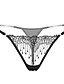abordables Panties-Mujer Borlas Sexy Tanga Media cintura Blanco Negro Rojo Tamaño Único