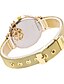 זול שעוני קוורץ-בגדי ריקוד נשים שעון יד קווארץ זהב חיקוי יהלום אנלוגי יום יומי אופנתי - זהב
