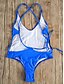 cheap One-piece swimsuits-Women&#039;s Strap Yellow Army Green Royal Blue One-piece Swimwear Swimsuit - Solid Colored XS S M Yellow