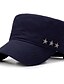 billige Hatter til herrer-Unisex Baseballcaps Ensfarget Bomull Svart Militærgrønn Navyblå