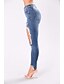 זול מכנסיים לנשים-בגדי ריקוד נשים יומי סקיני מכנסיים - אחיד פול L XL XXL