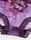 cheap Sexy Lingerie-Women&#039;s Lace Cotton / Lace Shorties &amp; Boyshorts Panties / Ultra Sexy Panties / Seamless Panties Jacquard Mid Waist Black White Purple One-Size