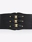 abordables Cinturones de mujer-Mujer Piel / Tejido Cinturón Ancho - Casual / Vintage