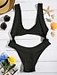 cheap One-piece swimsuits-Women&#039;s One Piece Swimsuit Color Block White Black Swimwear Bathing Suits