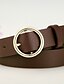 abordables Cinturones de mujer-Mujer Piel Cinturón de Cintura - Trabajo Un Color