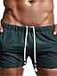 baratos Roupas de Banho Masculinas-Homens Roupa de Banho Calcinhas, Shorts &amp; Calças de Praia roupa de banho Cor Sólida Verde Tropa Azul Real Azul Moda Fatos de banho