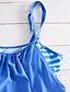 cheap One-piece swimsuits-Women&#039;s Plus Size Sports Multi-piece Swimsuit Cut Out Striped Strap Swimwear Bathing Suits Black Blue Dark Blue Gray / Sexy